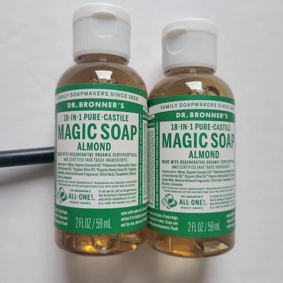2-Pack Dr. Bronner's Almond Magic Soap Minis - Picture 1 of 6